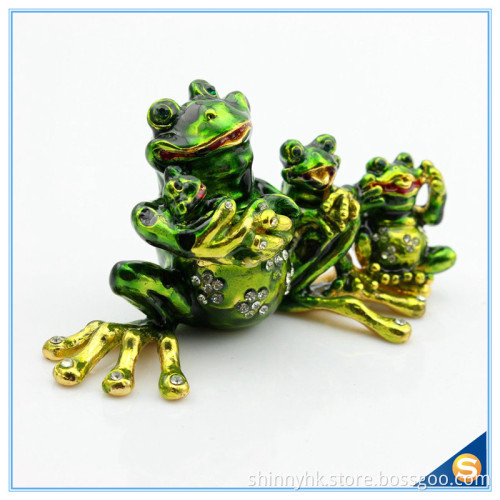 Hot Sale Lovely Frog Trinket Box Fashion Jewelry Box For Family's Gift SCJ808